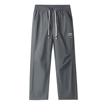 American Retro Casual Pants for Men Summer Trendy Straight-Leg Wrinkle-Free Cargo Pants Versatile Loose Sports Drape Wide-Leg Pants